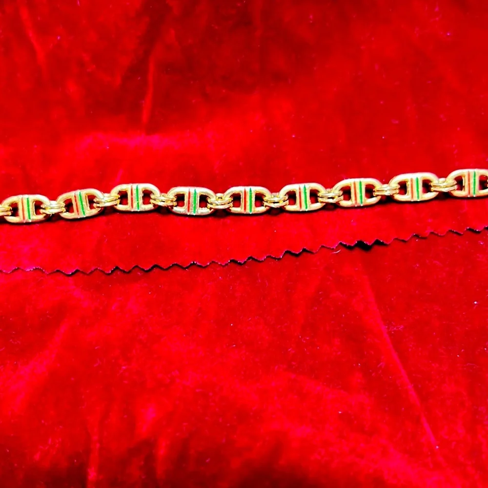 Paolo Gucci Sophisticated, Timeless Necklace & Earrings. Cultured Gucci Design - Picture 4 of 6